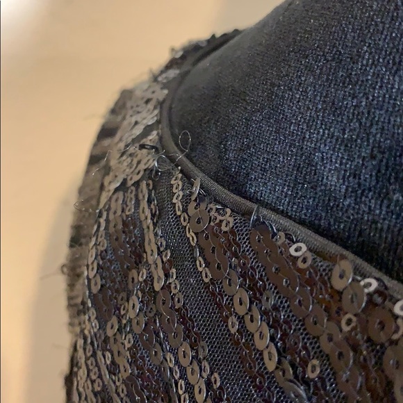 Calvin Klein black sequinned semiformal dress, 8 - Picture 6 of 8